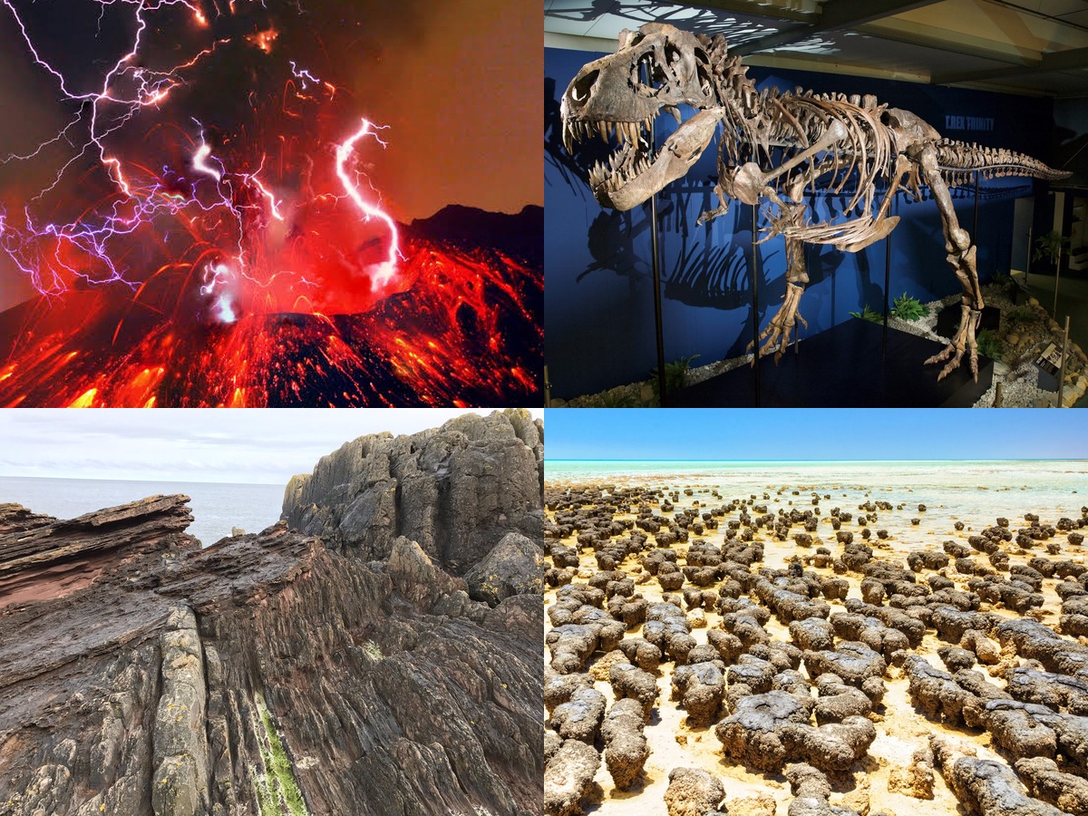 Geology at ABC Science: Erupting volcanoes, Stromatolites, T-Rex, Hutton's Unconformity