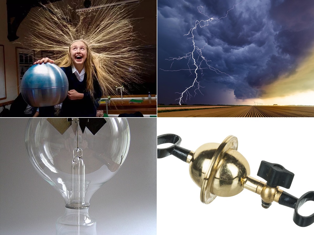 Physics at ABC Science: Crookes radiometer, Lightning, Magdeburg spheres, Van de Graaff generator